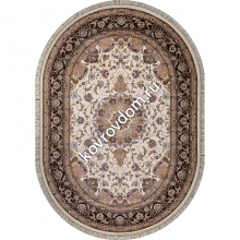D158 CREAM-BROWN OVAL