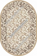 D327 CREAM-BROWN OVAL